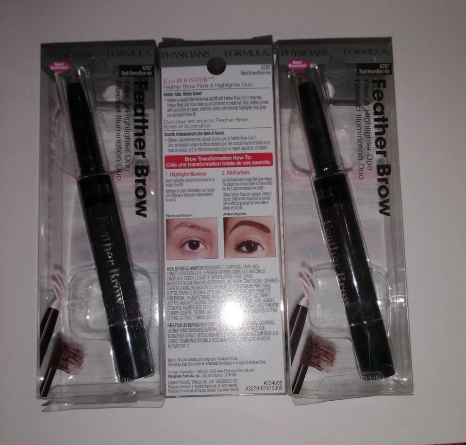 Physicians formula Feather Brow Highlighter Black Brown 6787 Pack Of 3 - Image 1 of 1