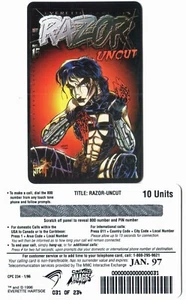 Razor - Uncut - phone card - Picture 1 of 1