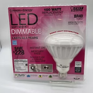 Feit Electric Conserv-Energy Dimmable BR40 LED 17 Watt Flood Light Bulb Soft Wh. - Picture 1 of 5