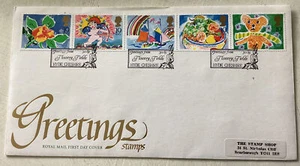 GB QEII 1989 Greetings Booklet Royal Mail FDC Flowery Fields Hyde SHS Cat £15++ - Picture 1 of 4