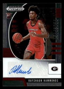 Rayshaun Hammonds 2020 Prizm Draft Picks tarjeta automática #PA-RH Georgia - Imagen 1 de 2