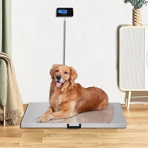 Báscula de peso digital para mascotas perros GRANDE 440LB para envío ganado veterinario NUEVA - Imagen 1 de 17