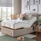 HomeSaint Electric Adjustable Bed with Headboard  & Side Draw In Single & Double