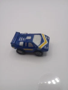 Vintage Micro Machines Lamborghini Blue With Yellow Stripes Rare Galoob 1994 - Picture 1 of 6