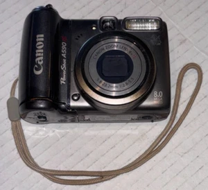 CANNON, POWERSHOT A590 DIGITAL CAMERA (Used, Untested, As Found) - Picture 1 of 2