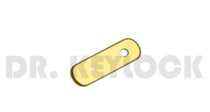 BOCCHETTA PLACCHETTA PLACCA PREDISPOSTA PER CILINDRO POMOLO PORTA BLINDATA  - Picture 1 of 4