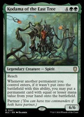 Kodama of the East Tree 0227 Non Foil Rare Bloomburrow Commander MTG NM - Image 1 of 2