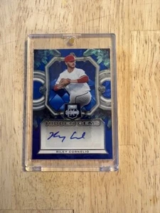 Auto Riley Cornelio 2023 Panini Elite Extra Edition Blue Hidden Gems Washington - Picture 1 of 2