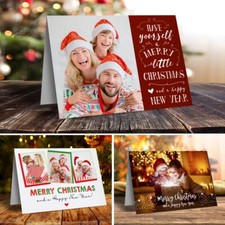 Personalised Christmas Photo Cards + Envelopes  (MC1)