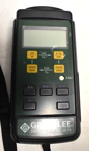 Misuratore di luce digitale Greenlee 93-172 con custodia sensore Lux luminosità lumen - Foto 1 di 7