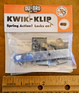 CLIP BUJÍA INCANDESCENTE DUBRO #150 KWIK-KLIP PARA MOTORES MODELO .09 a .45 (NUEVO) - Imagen 1 de 5