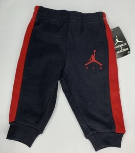 Nike Air Jordan Baby Boys Jumpman Fleece Jogger Sweat Pants Black 6Months - Picture 1 of 5