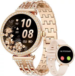 Smartwatch Mujer Mujer con Función Teléfono Reloj de Pulsera para iPhone Samsung Huawei - Imagen 1 de 8