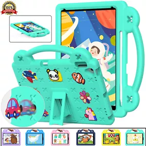 Kids Friendly Handle Shockproof Case Cover For iPad 7th 8th 9th 10th Generation - Picture 1 of 24