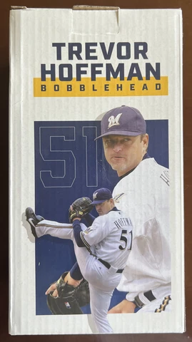 2022 Milwaukee Brewers Trevor Hoffman SSH Limited Edition Bobblehead New Cover
