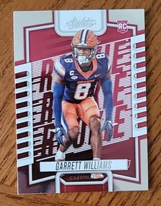 Garrett Williams 2023 Panini Absolute Football Rookie RC #179 Arizona Cardinals - Picture 1 of 2