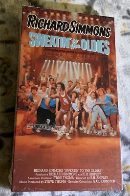 (SEALED) RICHARD SIMMONS SWEATIN TO THE OLDIES VHS NEW 1988 🙏 - Image 1 of 4