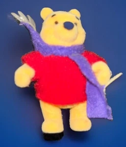 Disney Winnie the Pooh 3”Figure Pooh Bear W/ Scarf - Picture 1 of 1