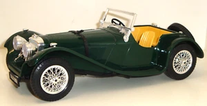 1937 Jaguar SS 100 * Bburago * Dunkelgrün * 1:18 * Die-Cast * Model 3006 - Bild 1 von 5
