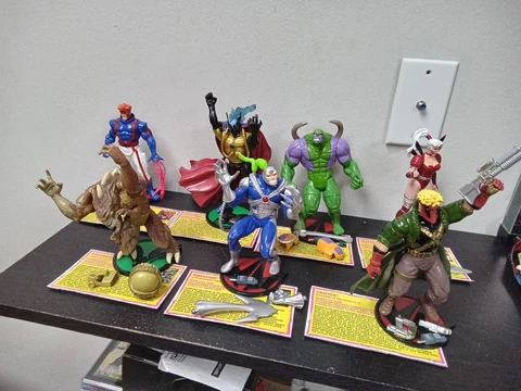 Wildcats ‘94 - ‘95 Action Figures Lot Of 7 (Pike, Zealot, Spartan, Warblade) Cover