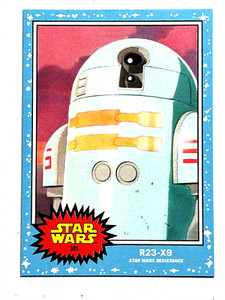2023 Topps Star Wars Living Set #385 - R23-X9 - Resistance