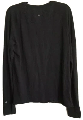 New Men's Rag & Bone Henley Shirt Faded Black Size 2XL, MSRP $150 - Image 1 of 4