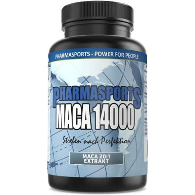 MACA EXTRAKT Kapseln - HOCHDOSIERT Natural Testosteron & Hormon Booster - Bild 1 von 4