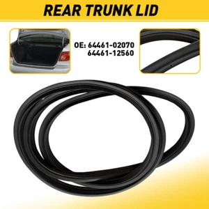 For Toyota Corolla 2003-2008 Rubber Trunk Lid Weatherstrip Gasket Seal Strip H - Picture 1 of 8