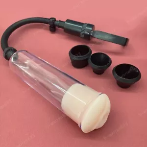 Penis Pump Vacuum Erection Power Up Enhancer Enlarger Extender Stretcher Growth - Picture 1 of 23