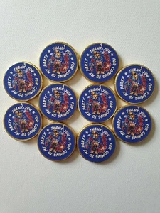 Marvel Super Hero Milk Chocolate Gold Coins Birthdays/Parties/Cakes - Picture 1 of 4