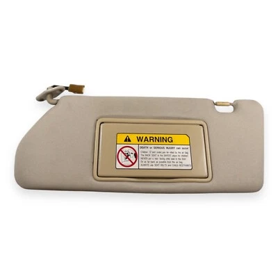 2000-2004 Mitsubishi Montero Sport Driver Left Side Sun Visor Tan - Image 1 of 4