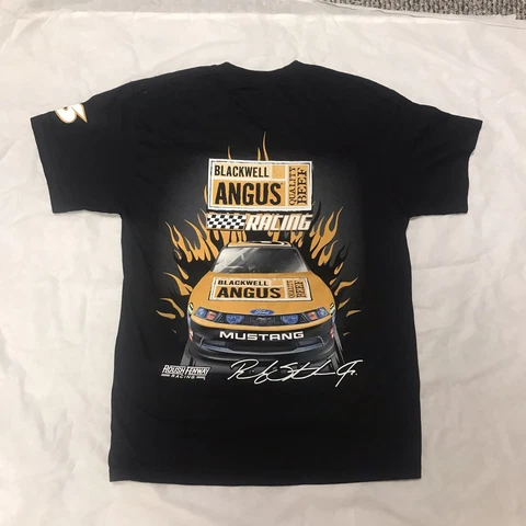 Ricky Stenhouse Jr Mustang Blackwell Angus Racing T-shirt Adult L Large Cover