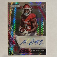2021 Panini Prizm Draft Picks Silver Hyper Whop Philyor #DPA-WPH Rookie Auto RC