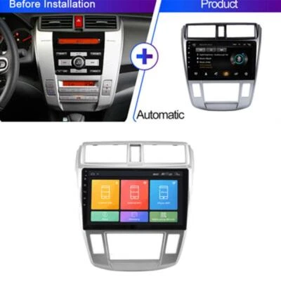 10" 2+32G Car Android 10.0 Radio Stereo GPS WiFi FM BT For Honda City 2008-2014 - Image 1 of 4