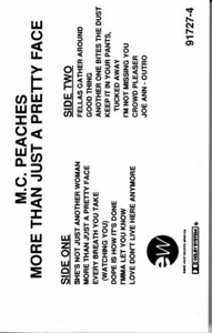 MC Peaches More Than Just A Pretty Face 1991 Promo Advance Cassette Tape Hiphop - Imagen 1 de 2