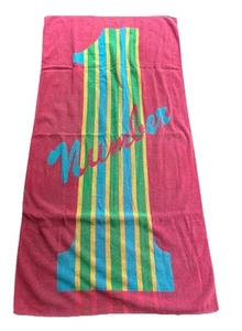 Vintage Cobra Brand Beach Towel Sailboat Sand Relax Colorful Brazil 25” X 52” - Picture 1 of 4