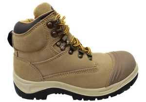 Mens Woodlands New Darwin Leather Steel Toe Cap Work Boots - ModeShoesAU - Foto 1 di 12