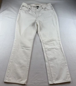 Lauren Jeans Co Damenjeans weiß 5 Taschen klassisch gerade Größe 12 - Bild 1 von 15