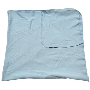 Old Navy einfarbig uni blau Baumwolle Babydecke Einheitsgröße weich leicht Swaddle - Bild 1 von 5