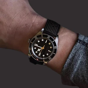 Fluorkautschuk FKM Uhrenarmbänder, Kautschuk Uhrenarmband Schnellverschluss Tropical Style 2... - Bild 1 von 8