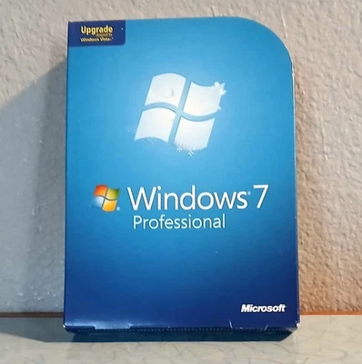 Windows 7 Professional Upgrade 32-64 Bit DVD und OEM Key - Bild 1 von 2