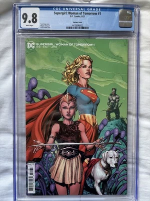 Supergirl Woman of Tomorrow #1 CGC 9.8 Gary Frank Variant Cover Tom King - Image 1 of 3