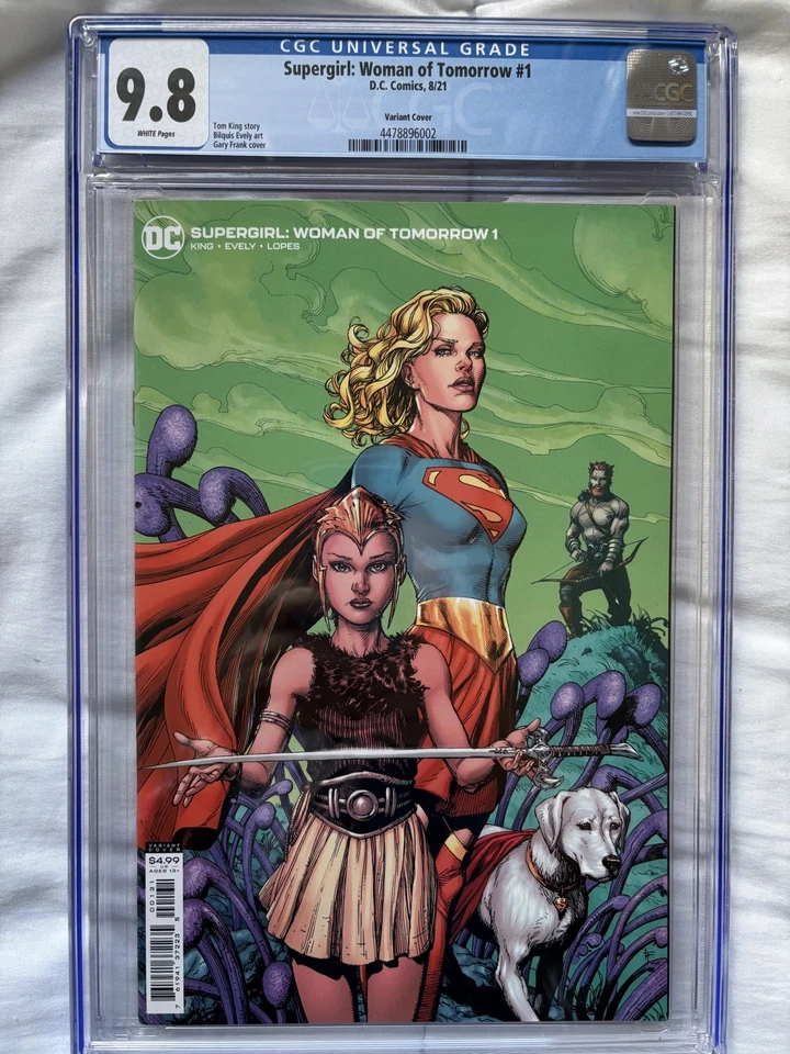 Supergirl Woman of Tomorrow #1 CGC 9.8 Gary Frank Variant Cover Tom King - Image 1 of 3