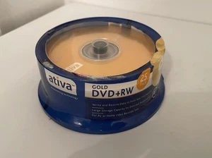 Ativa DVD-RW 25 pack, 4x, 4.7 GB, 120 Minutes - New! Sealed! - Afbeelding 1 van 1