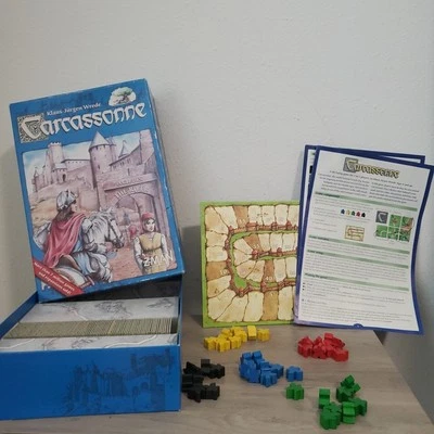 Carcassonne Board Game Klaus-Jurgen Wrede Rio Grande games Complete VERY GOOD - Image 1 of 4