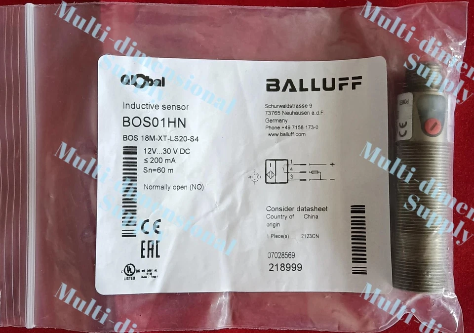 1PCS NEW BOS01HN BOS 18M-XT-LS20-S4 #SKY - Image 1 of 1
