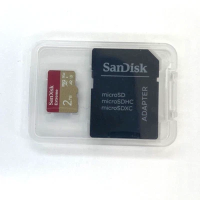 Tarjeta de Memoria SanDisk Extreme Plus 2TB Micro SDXC Alta Velocidad Original Caja Abierta Foto 1 de 4