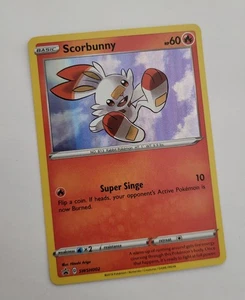 Pokemon Scorbunny SWSH002 Holo Sword Shield Black Star Promo 2019 TCG Card ENG - Picture 1 of 2