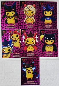 Team Rocket Card Database Poncho Pika Magenta Foil Box Hits - Foto 1 di 1