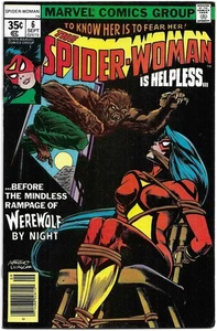 Spider-Woman #6 7 8 BRONZE AGE MARVEL COMIC BOOK LOT Werewolf by Night app. 1978 - Picture 1 of 6